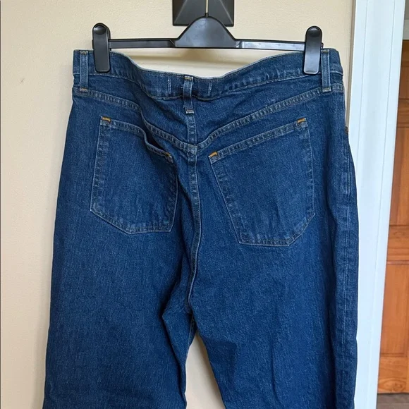 Abercrombie & Fitch Women's '90s Straight Ultra High Rise Blue Jeans - Picture 6 of 8